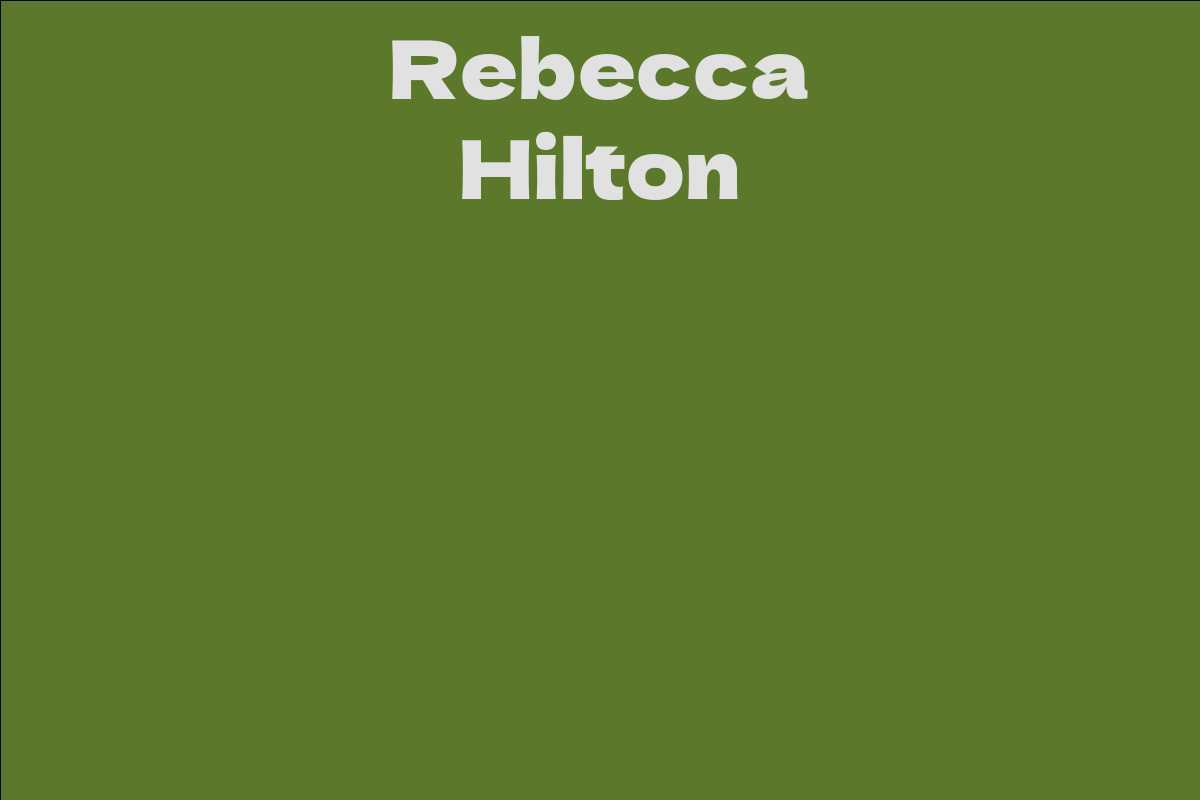 Rebecca Hilton