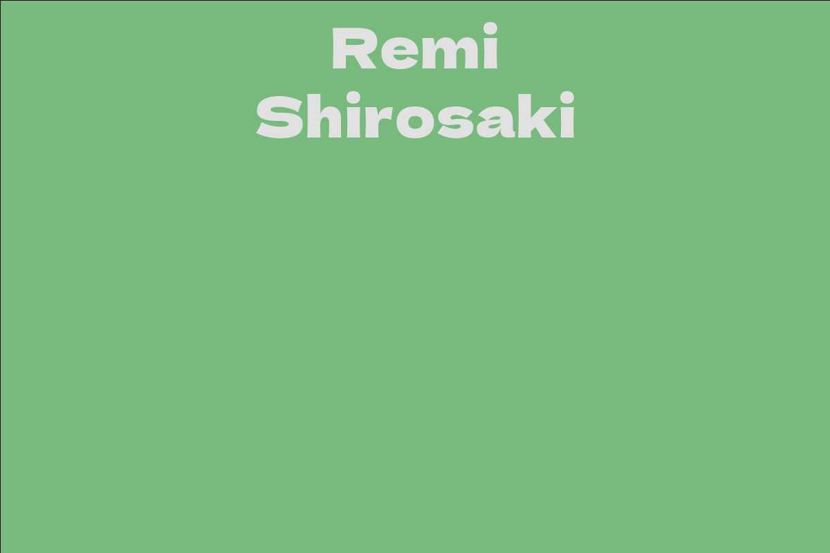 Remi Shirosaki