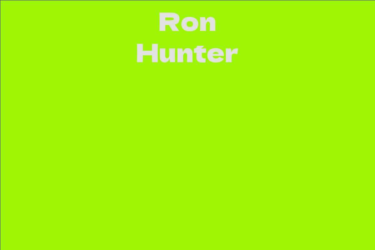 Ron Hunter