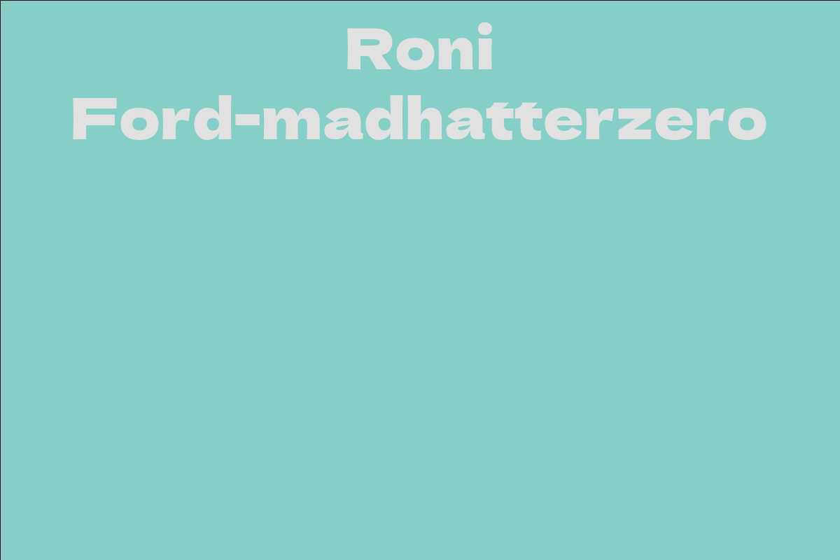 Roni Ford-madhatterzero