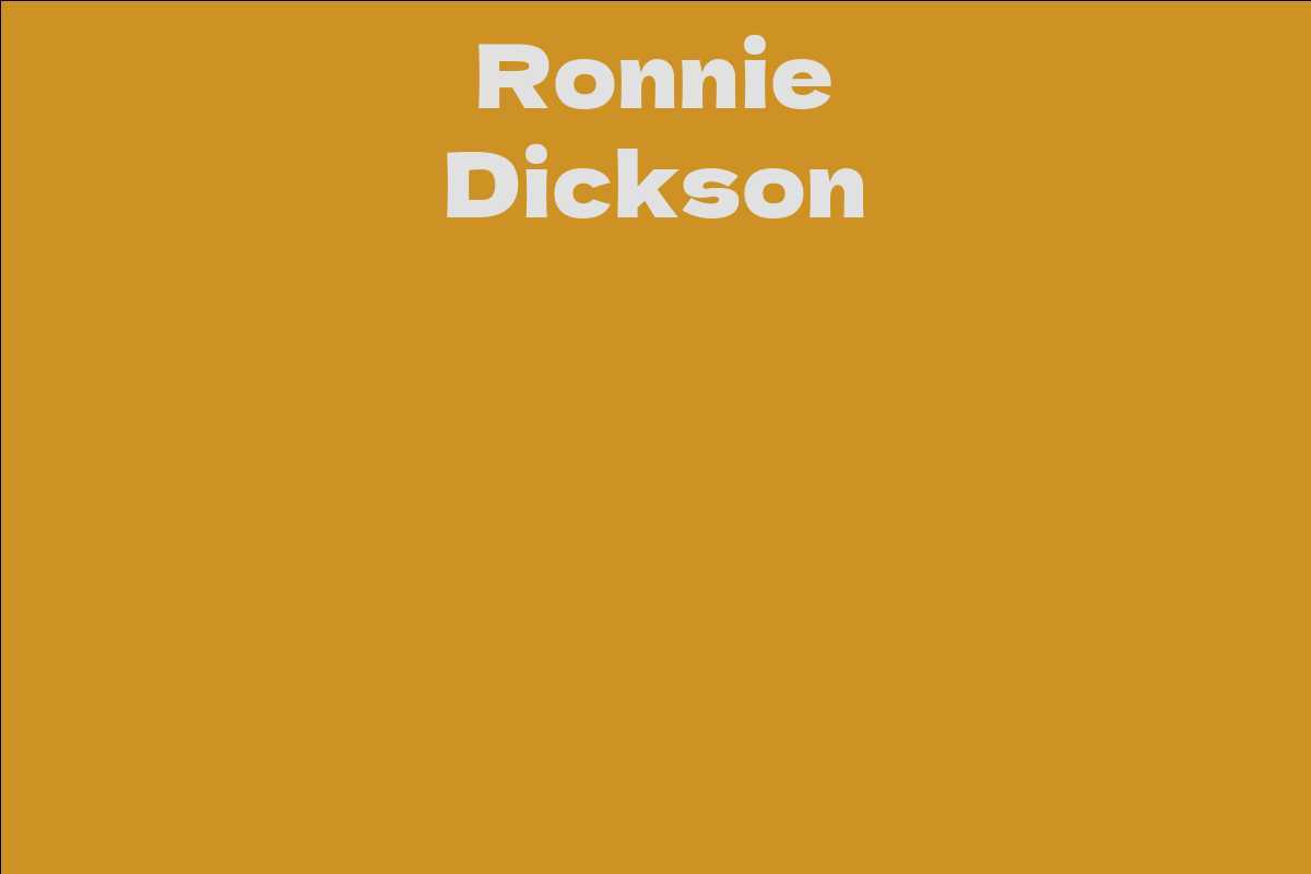 Ronnie Dickson
