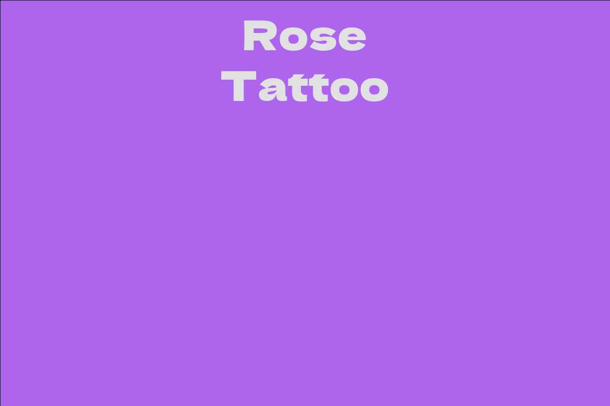 Rose Tattoo