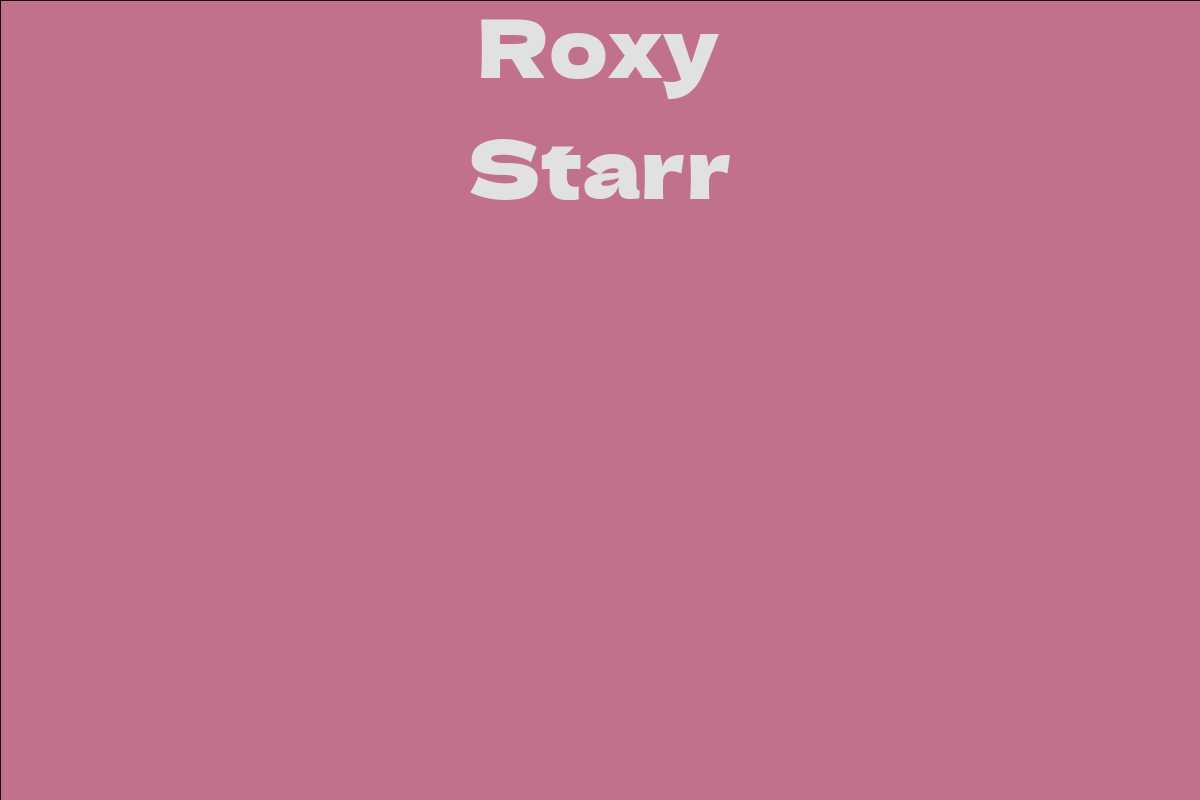 Roxy Starr