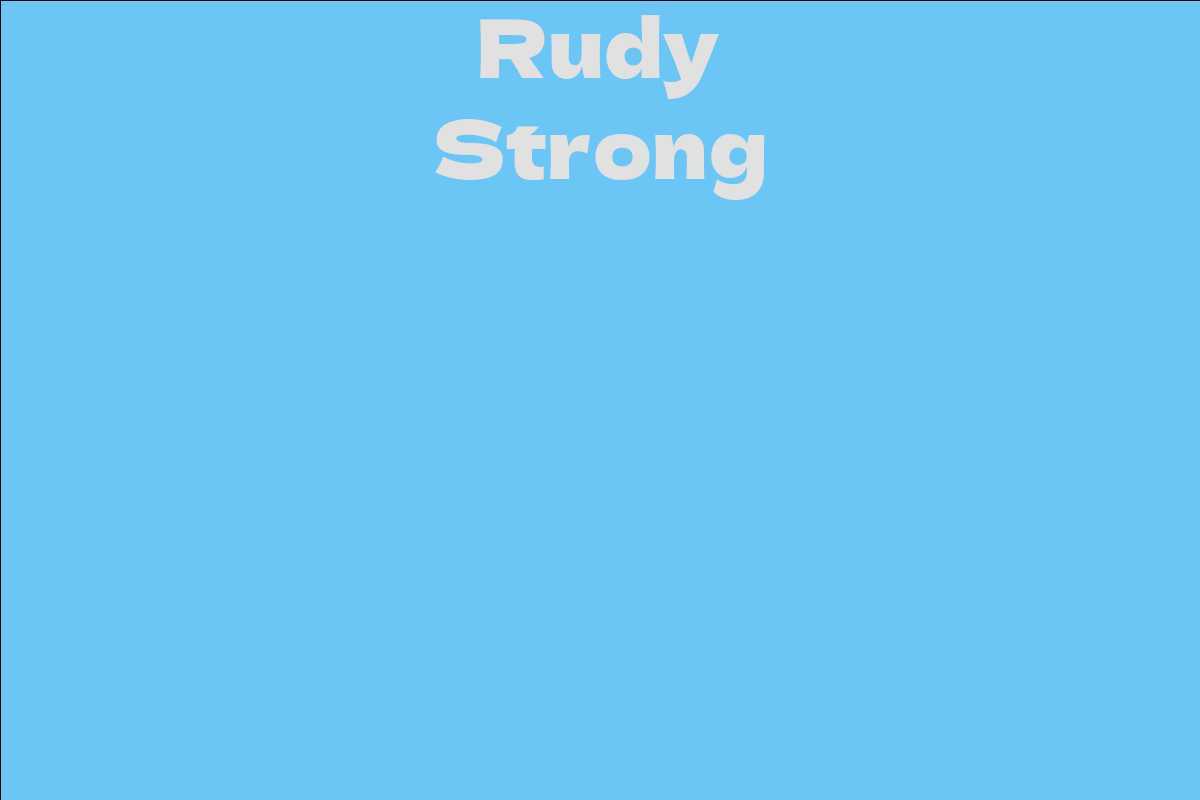 Rudy Strong