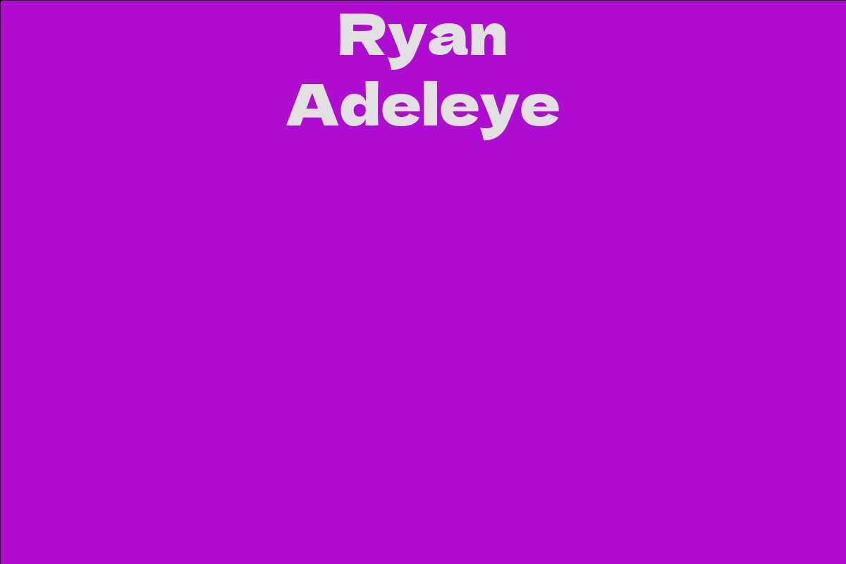 Ryan Adeleye