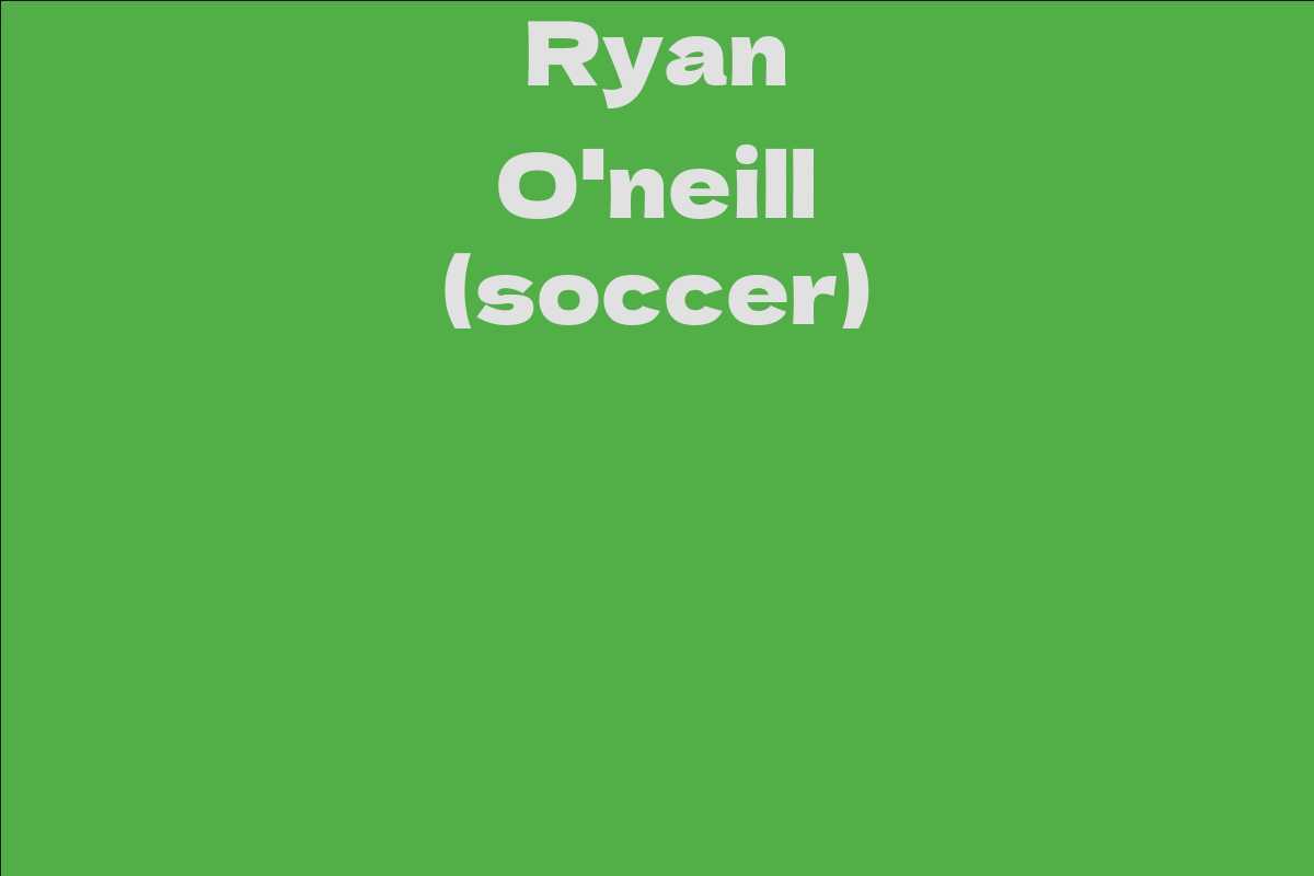 Ryan O'neill (soccer)