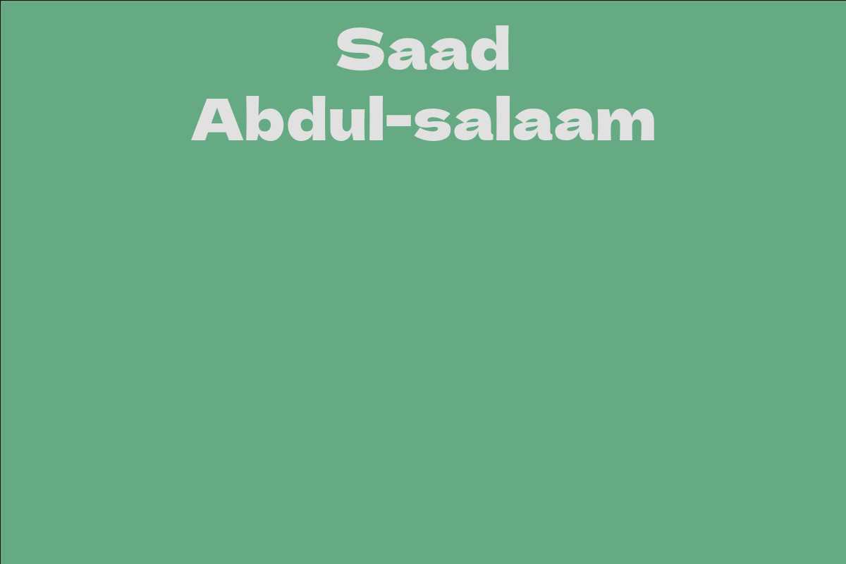 Saad Abdul-salaam