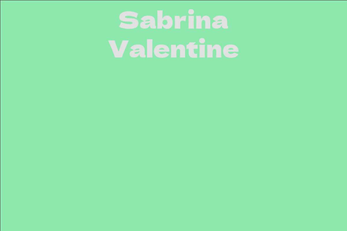 Sabrina Valentine