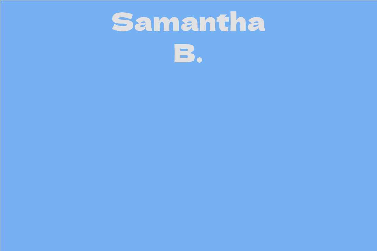 Samantha B.
