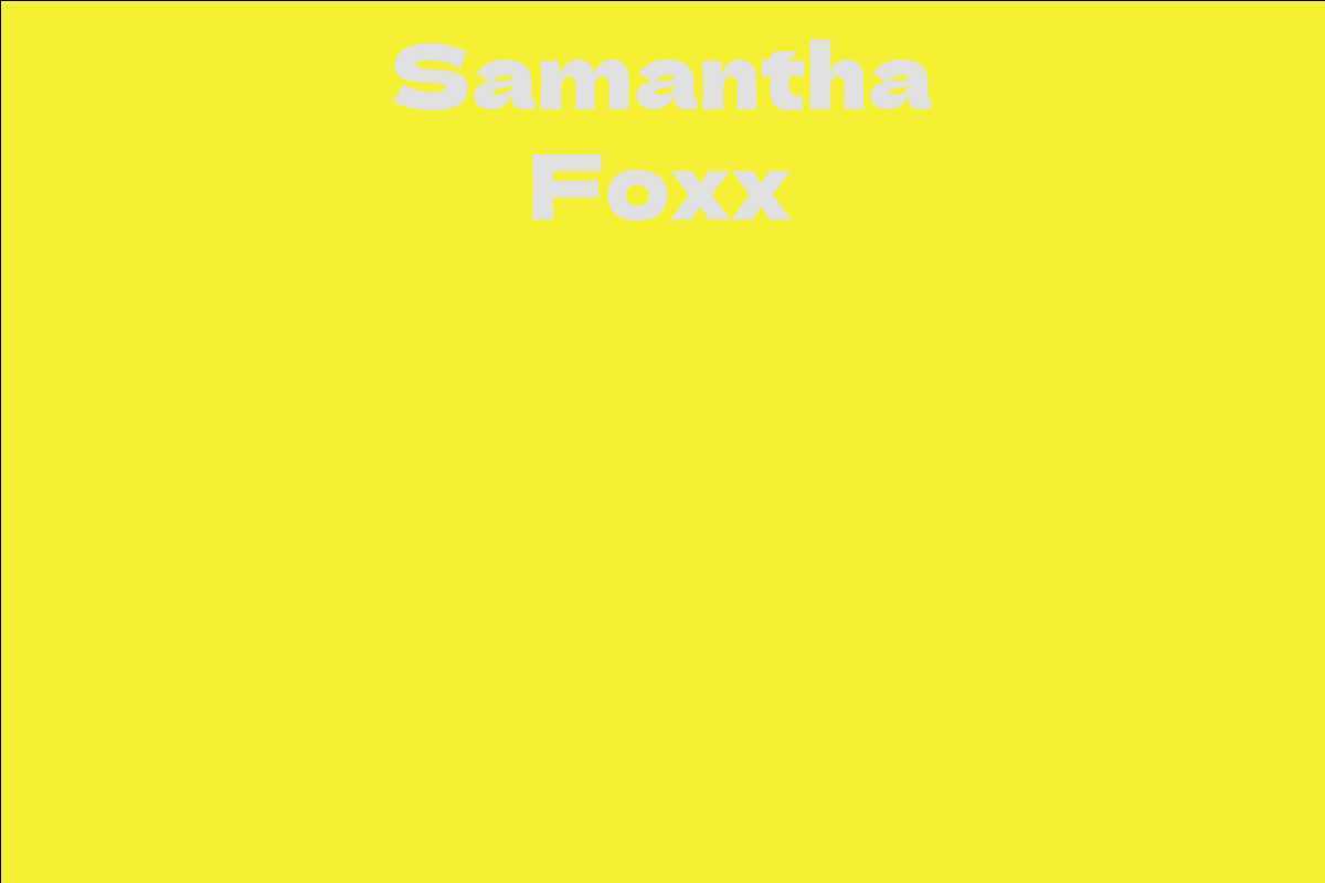 Samantha Foxx