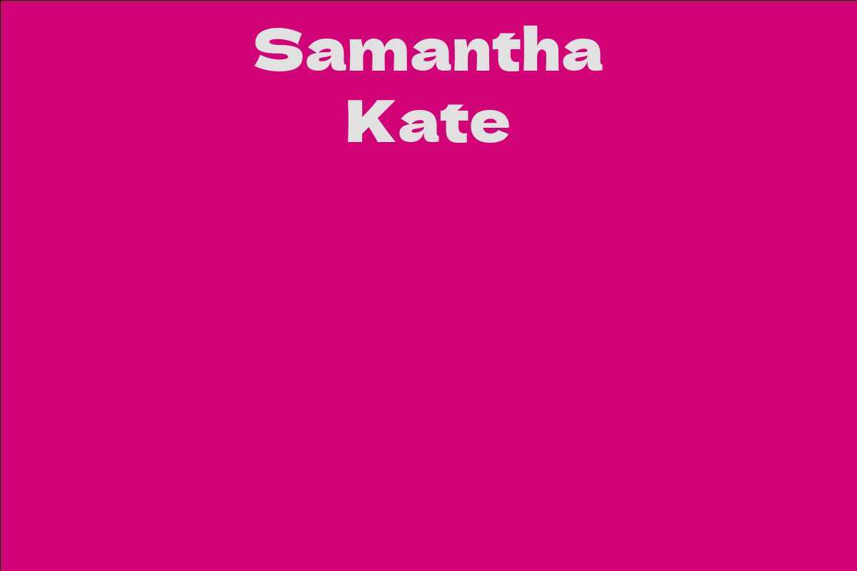 Samantha Kate