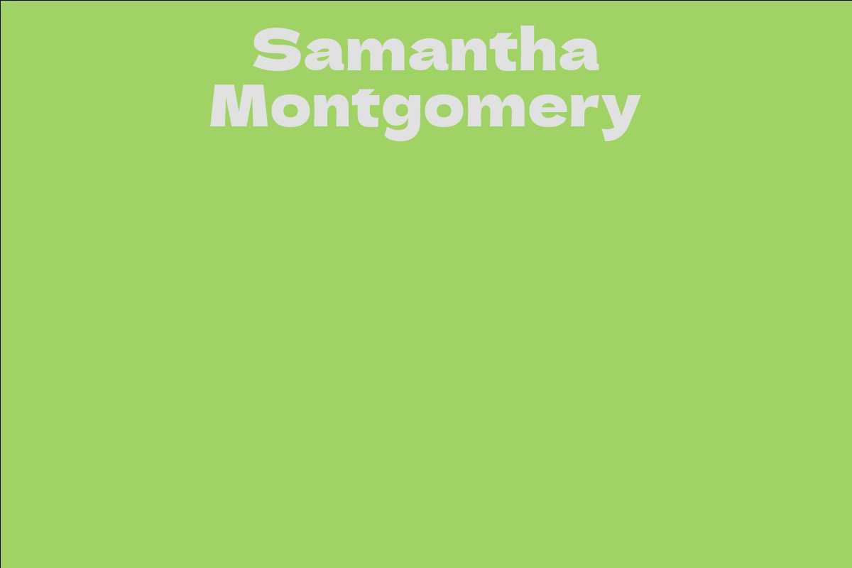 Samantha Montgomery
