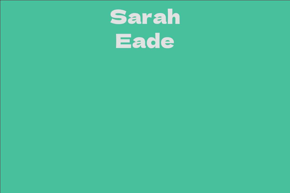 Sarah Eade