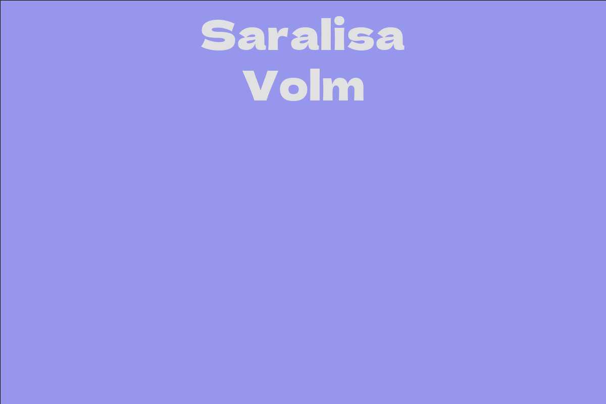 Saralisa Volm