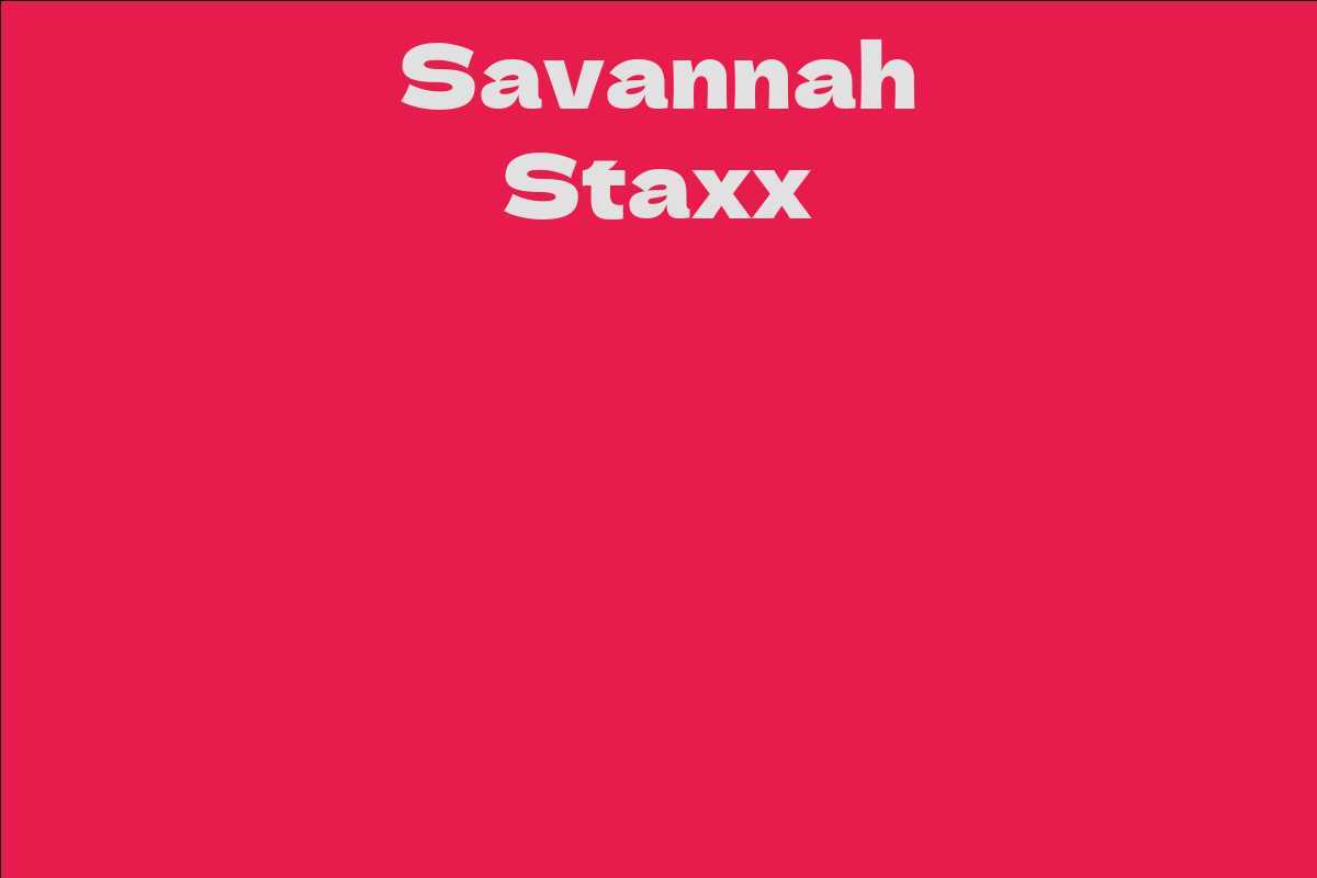Savannah Staxx