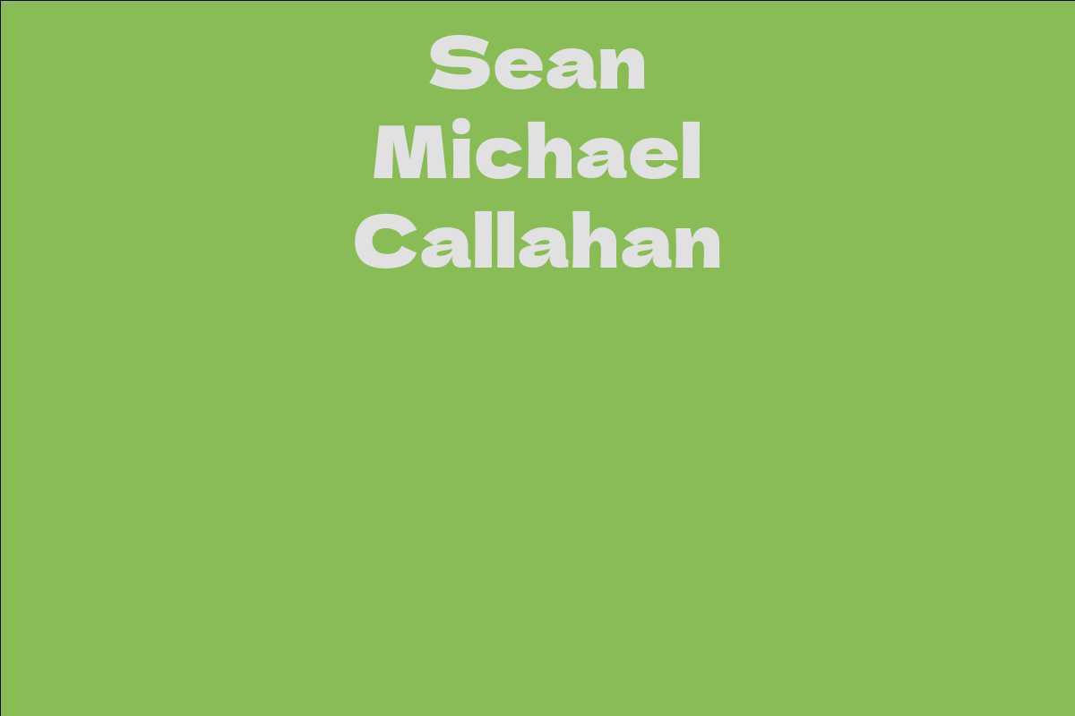 Sean Michael Callahan