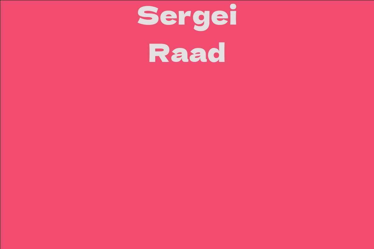 Sergei Raad