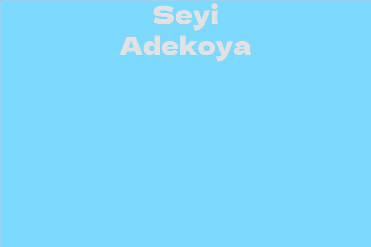 Seyi Adekoya