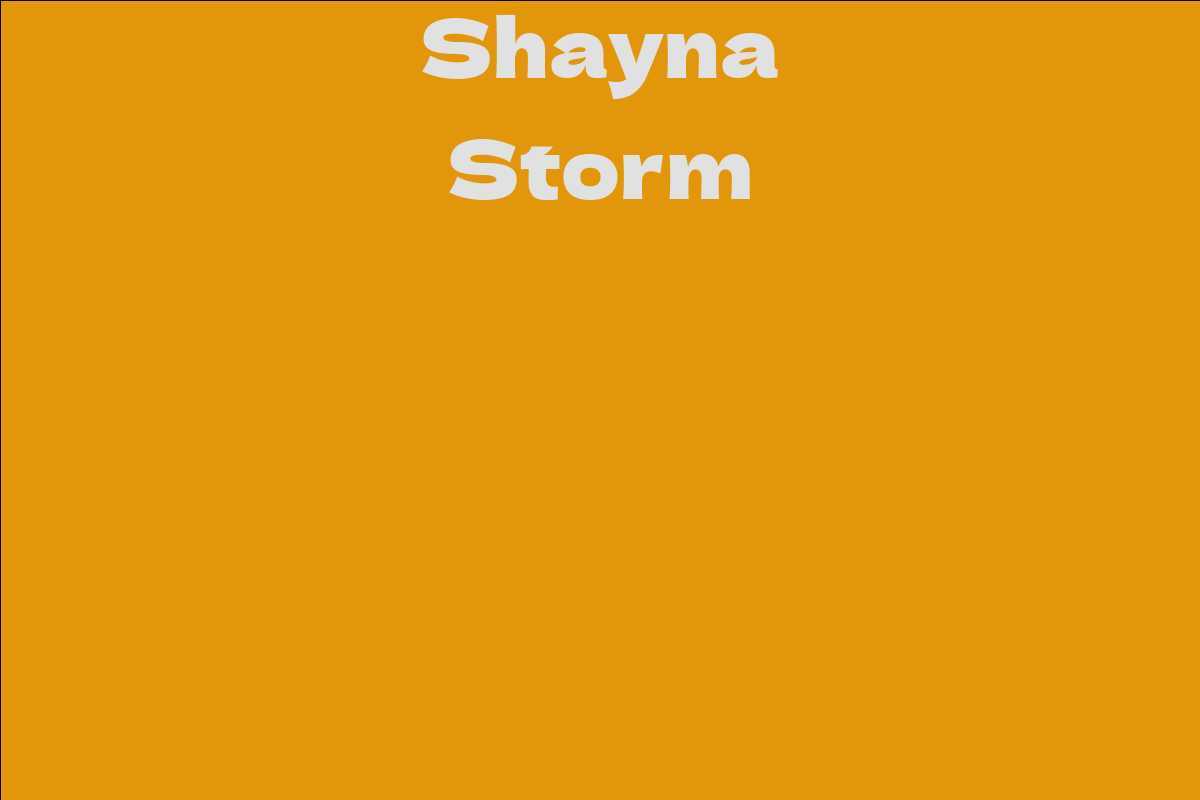 Shayna Storm