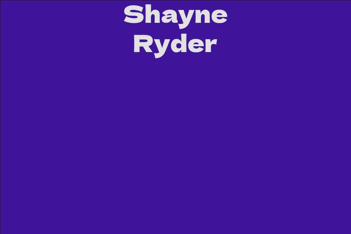 Shayne Ryder