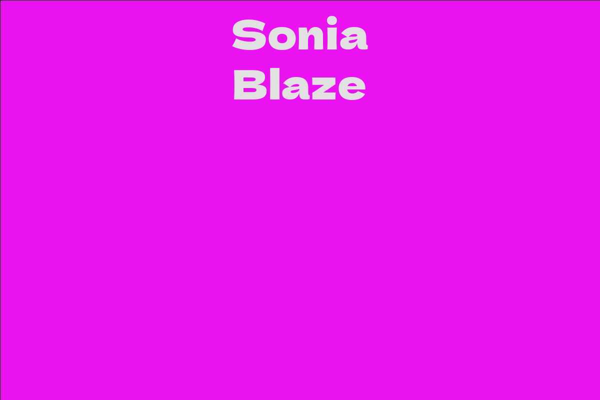 Sonia Blaze