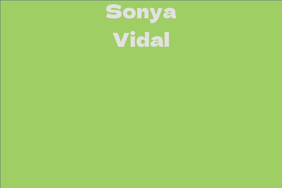 Sonya Vidal