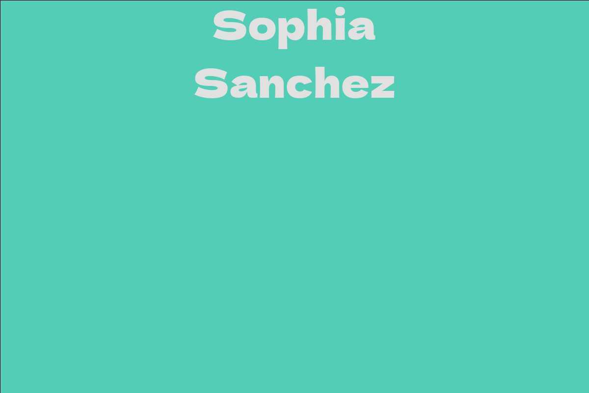 Sophia Sanchez