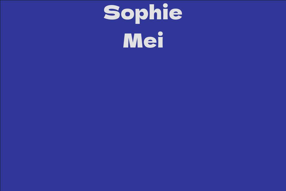 Sophie Mei