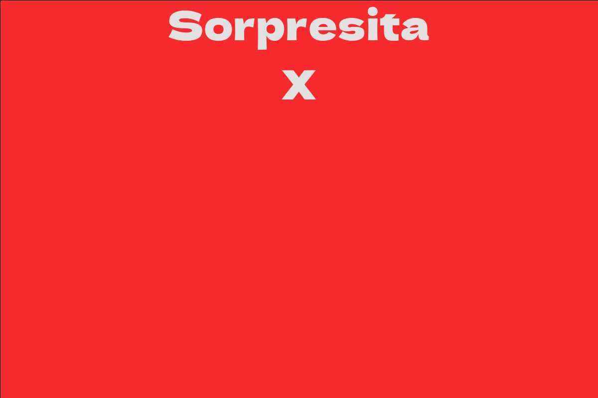 Sorpresita X
