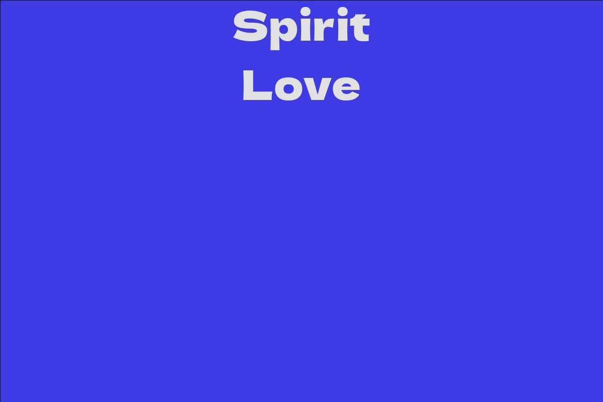 Spirit Love