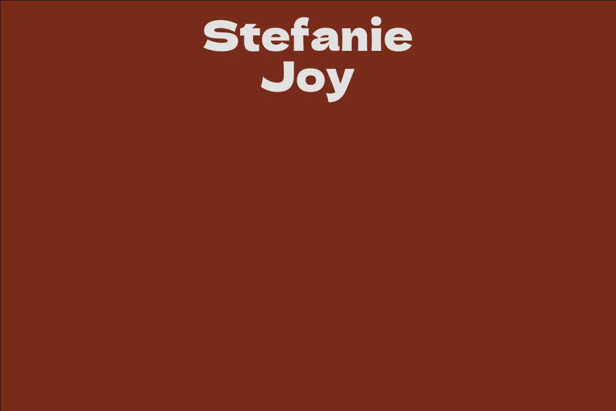 Stefanie Joy
