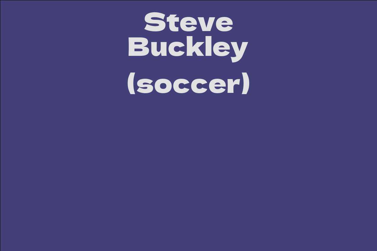 Steve Buckley (soccer)