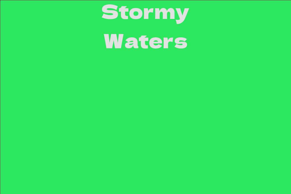 Stormy Waters