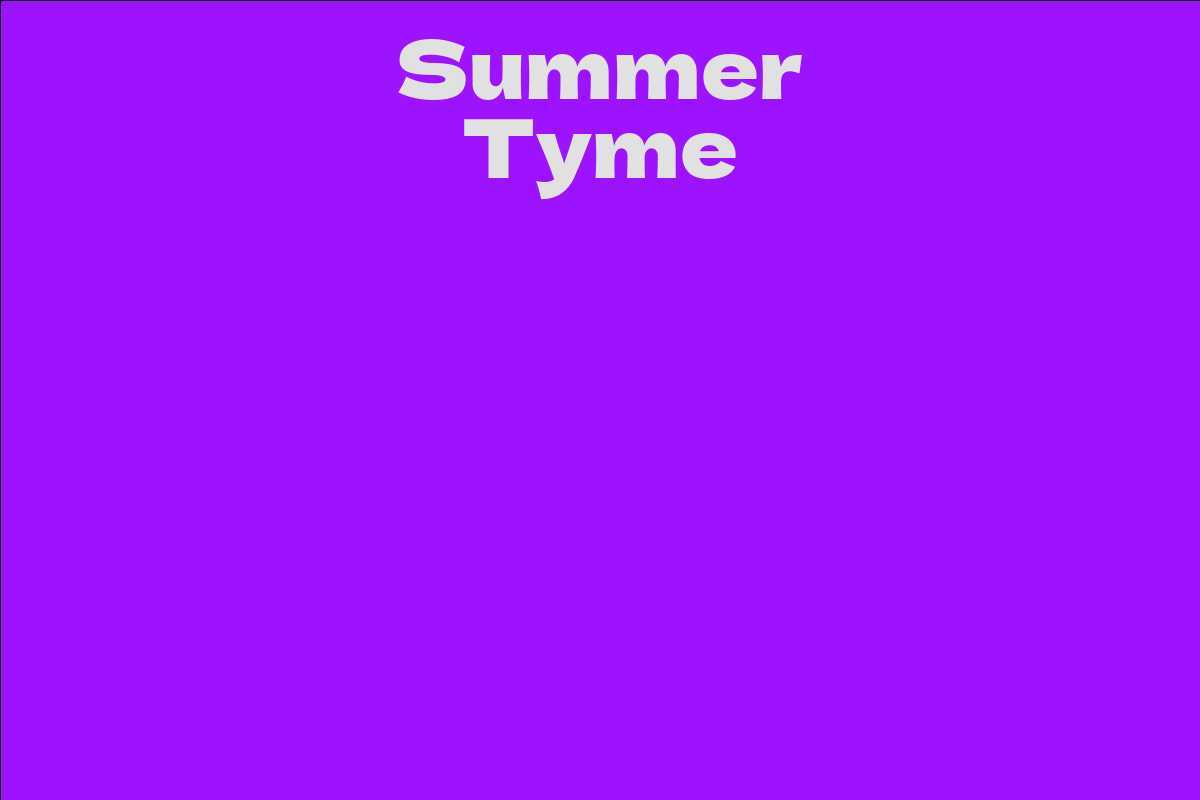 Summer Tyme