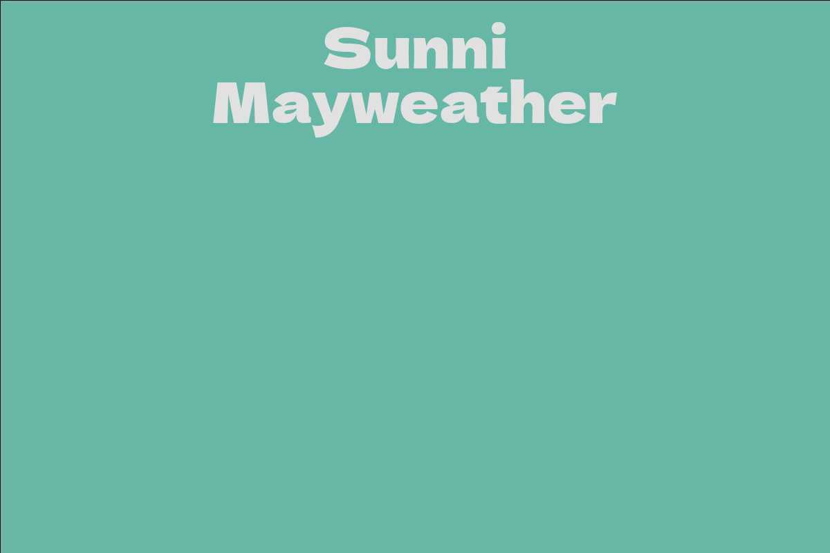 Sunni Mayweather
