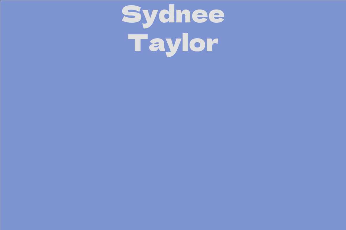 Sydnee Taylor