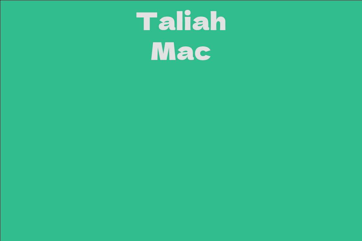 Taliah Mac
