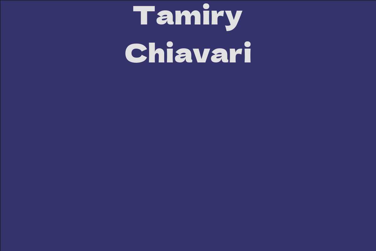 Tamiry Chiavari