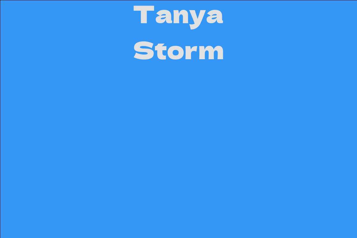Tanya Storm