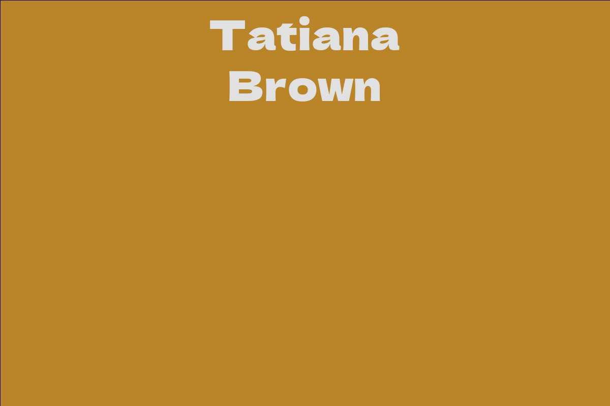 Tatiana Brown