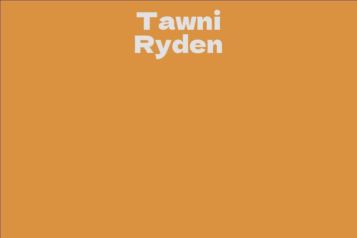 Tawni Ryden