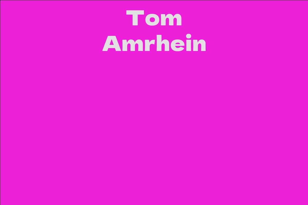 Tom Amrhein