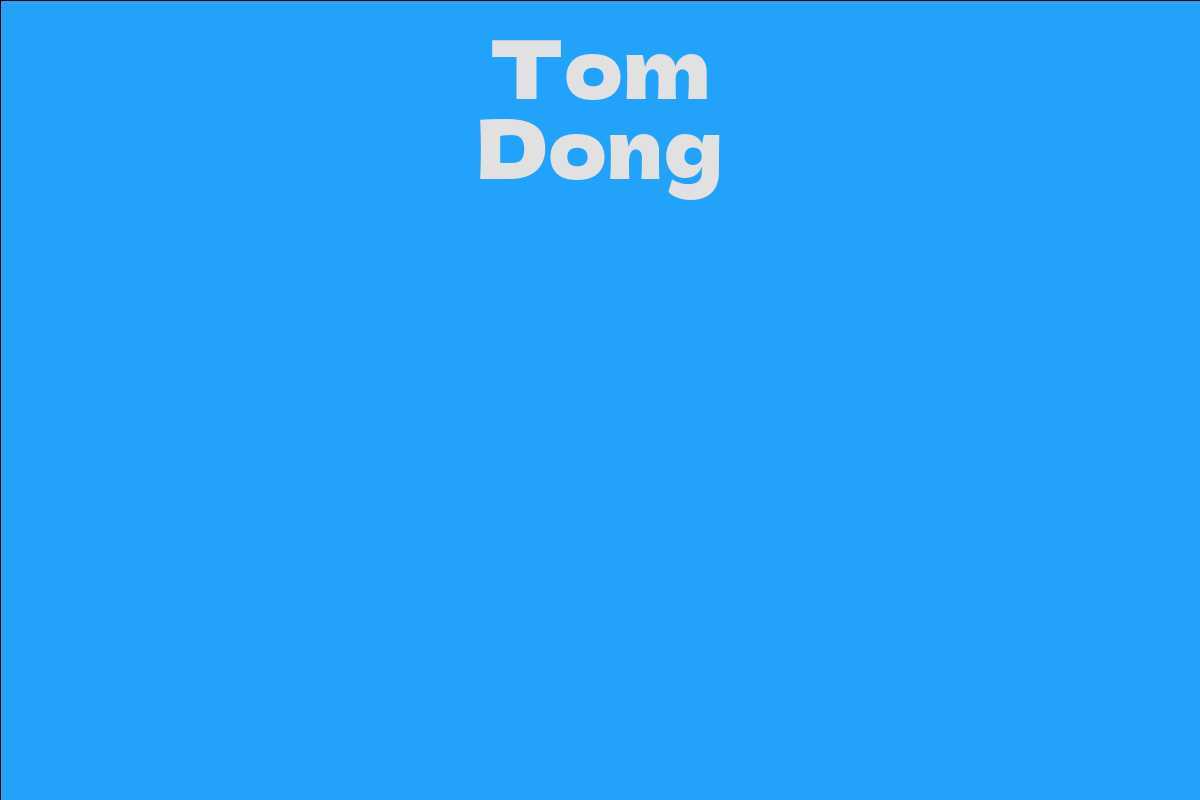 Tom Dong