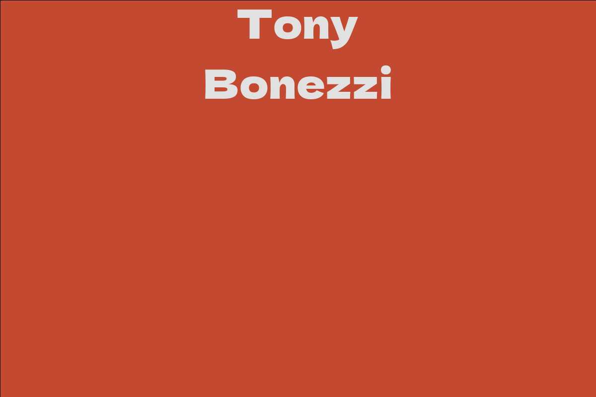Tony Bonezzi