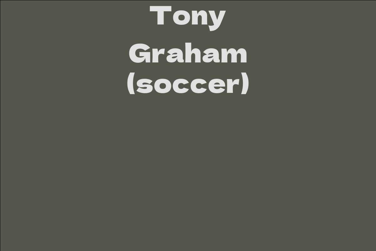 Tony Graham (soccer)
