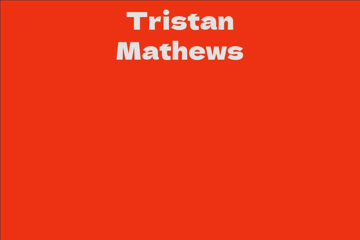 Tristan Mathews