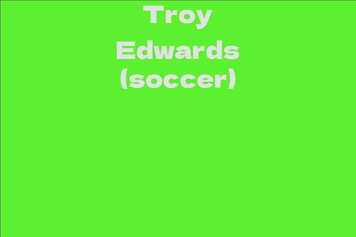 Troy Edwards (soccer)