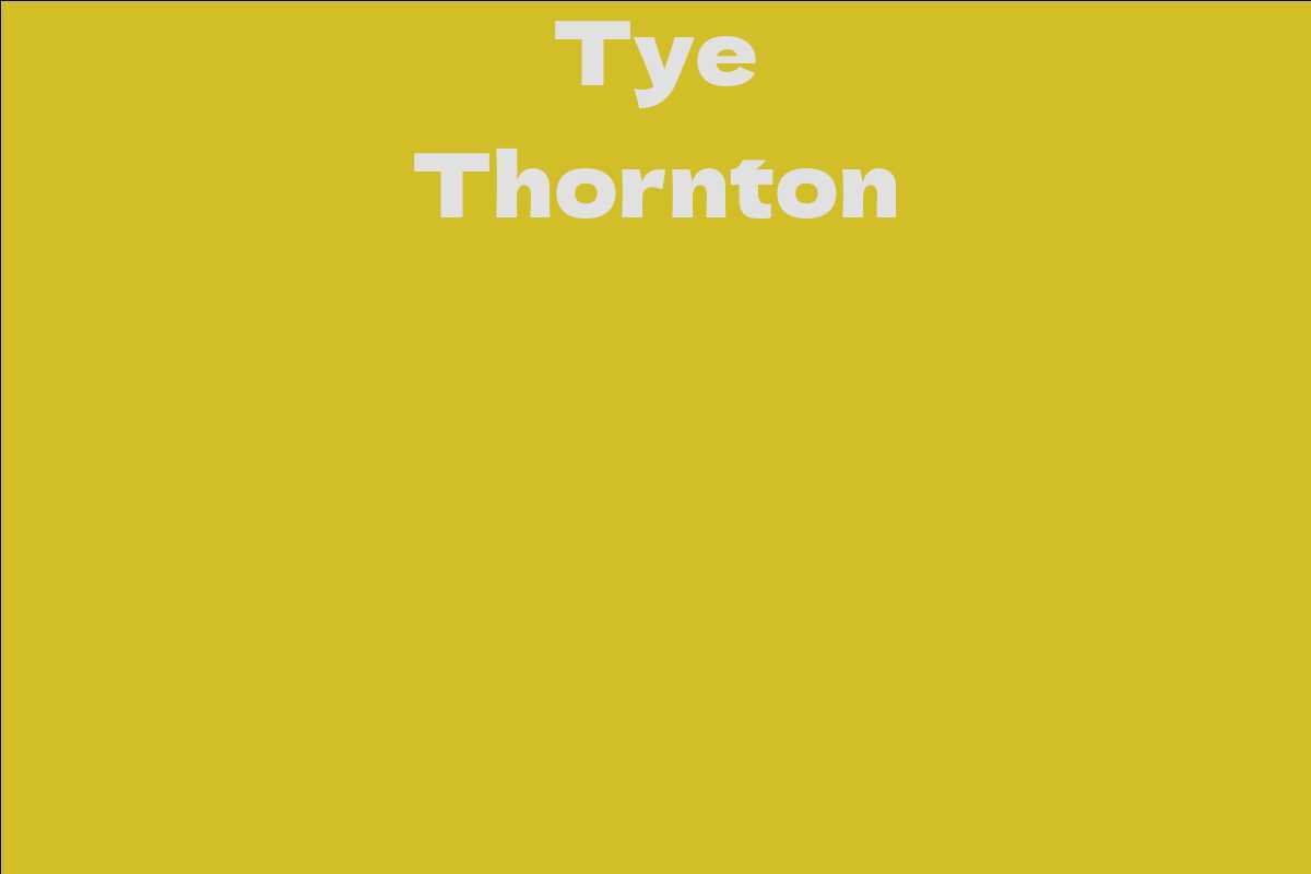 Tye Thornton