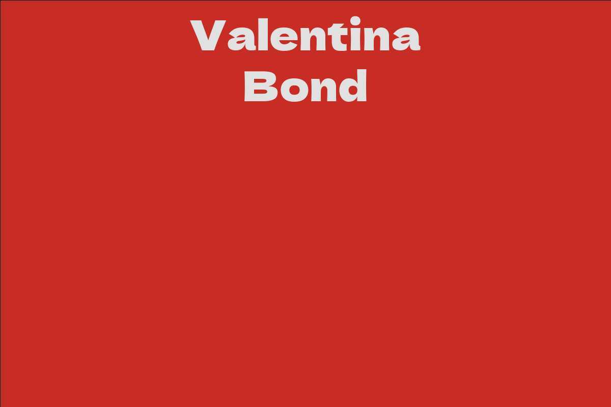 Valentina Bond