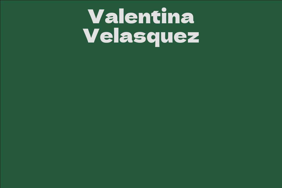 Valentina Velasquez